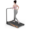 Under Desk Walking Pad, Treadmill 15% Incline 2.0HP 240LBS with Remote Control