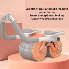 430 Plank Brace Abdominal Wheel - Orange, Pink, Blue (Color: Orange)